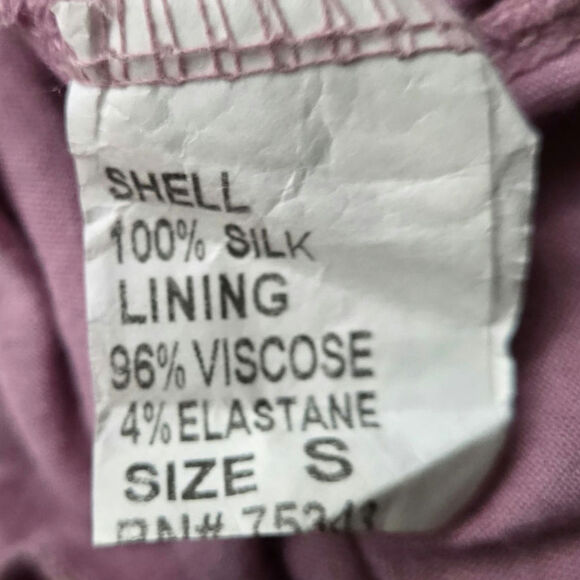 Carla Conti Silk Sleeveless Top Dusty Pink Size Small - Picture 5 of 6